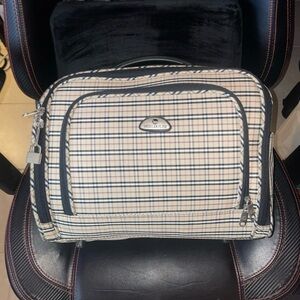 American Flyer Plaid Bag - Black and Cream